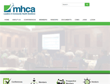 Tablet Screenshot of mhca.com