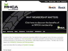 Tablet Screenshot of mhca.mb.ca